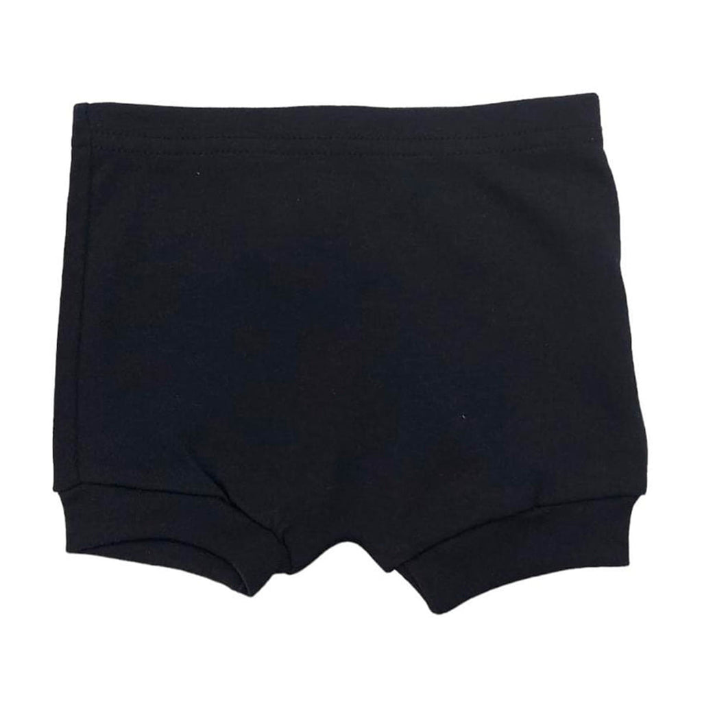 Short Tapa Fralda Liso Preto
