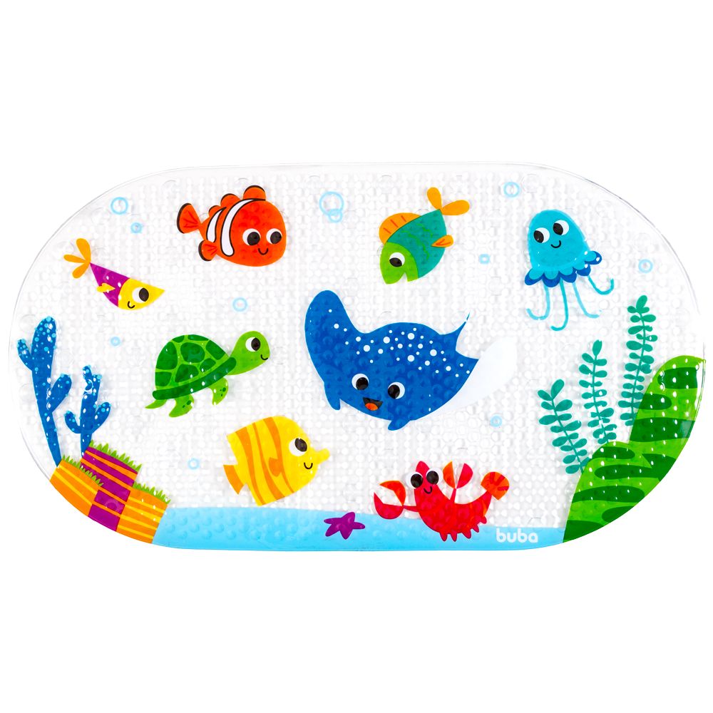 Tapete Antiderrapante Para Banho Fundo do Mar - Buba