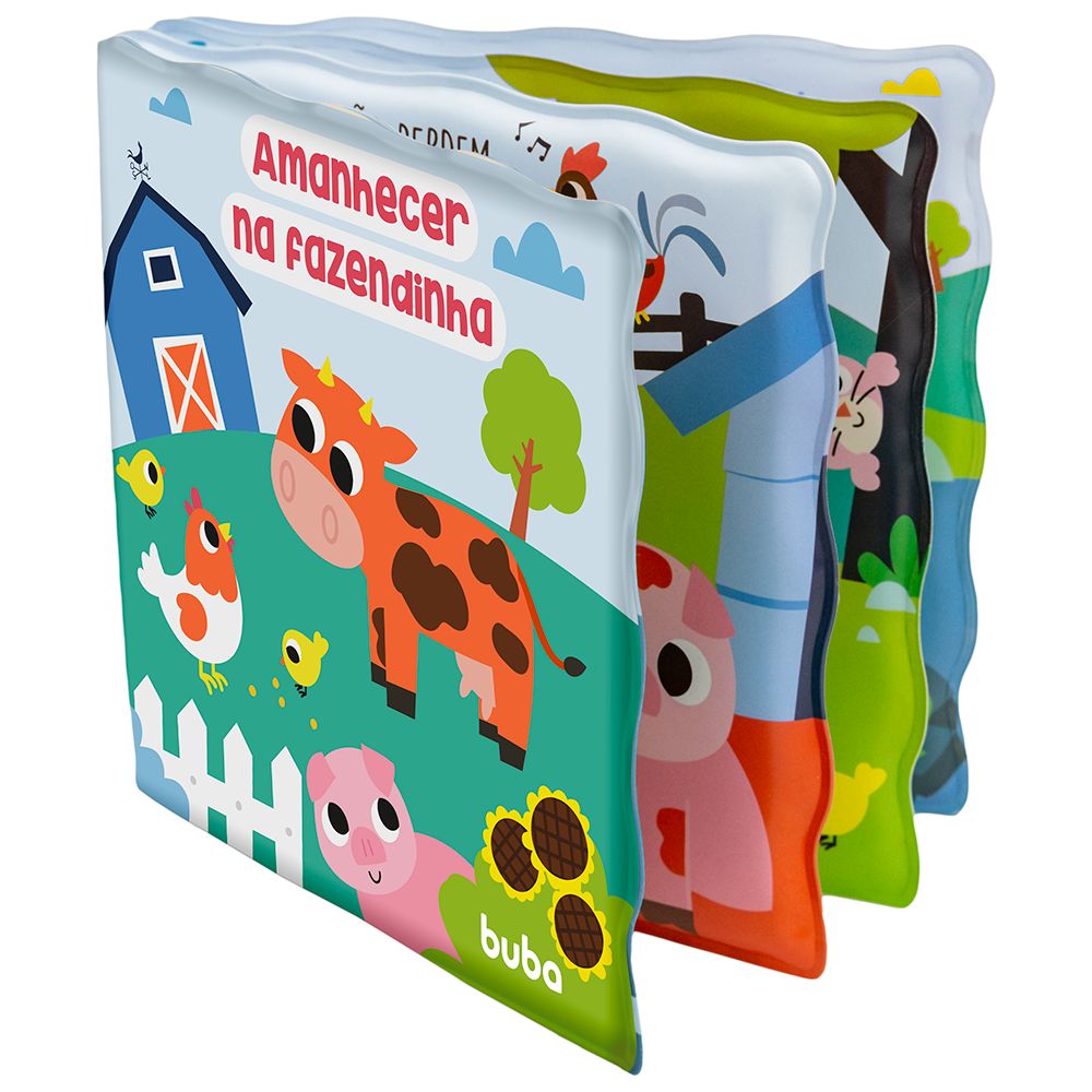 Livro de Banho Bebê Amanhecer na Fazenda - Buba