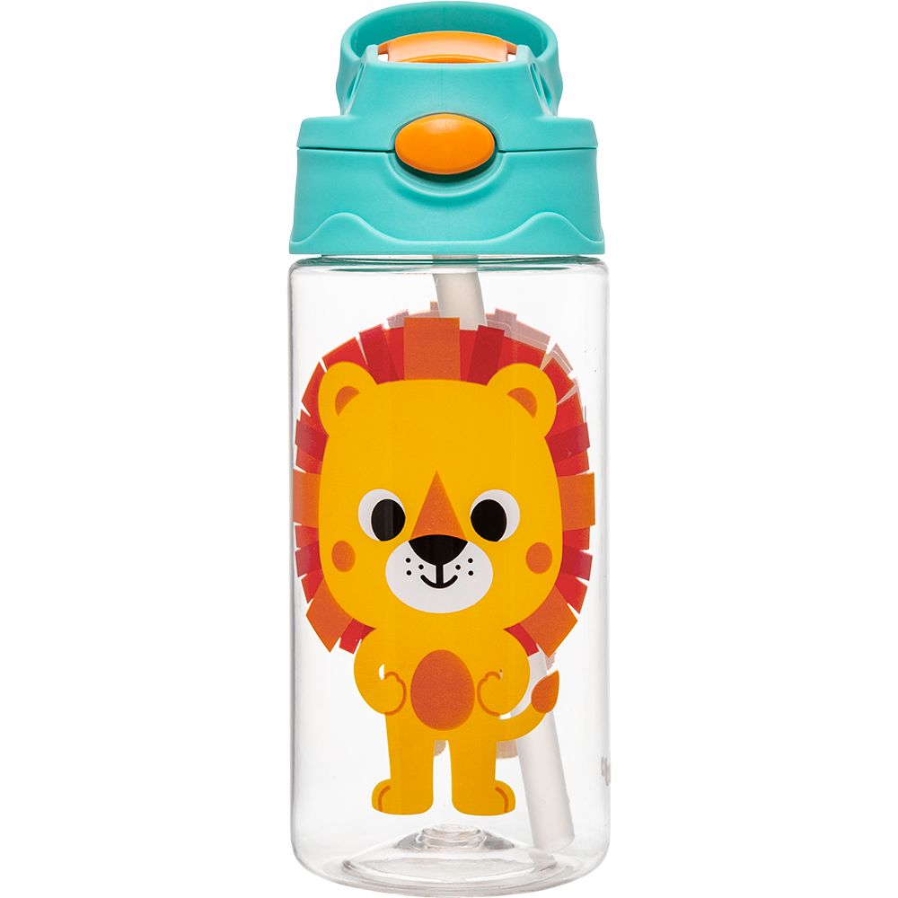Garrafa Infantil 450ml em Tritan Buba Zoo Leão - Buba