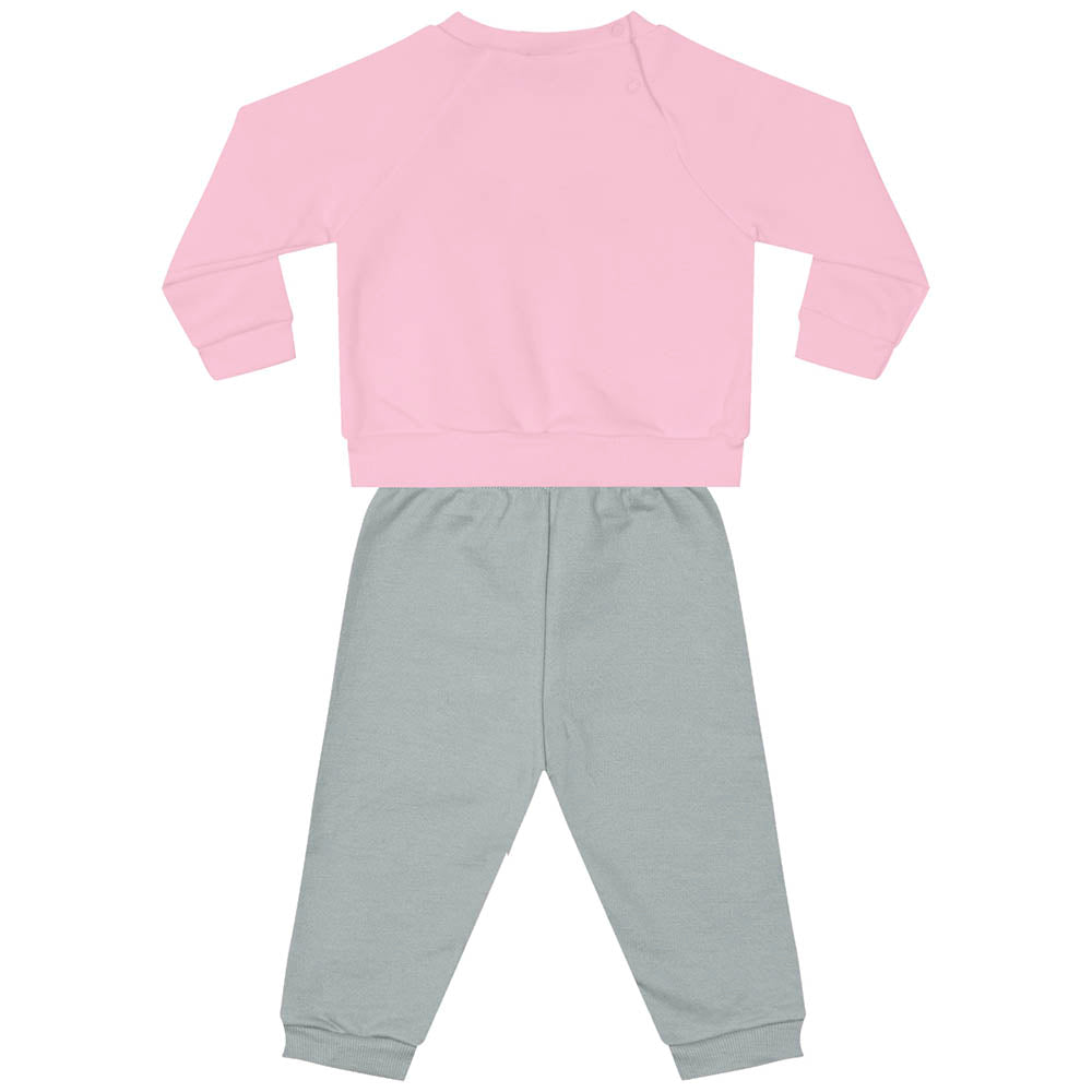 Conjunto Bebê Menina Moletom Peluciado e Fleece - Kiko e Kika