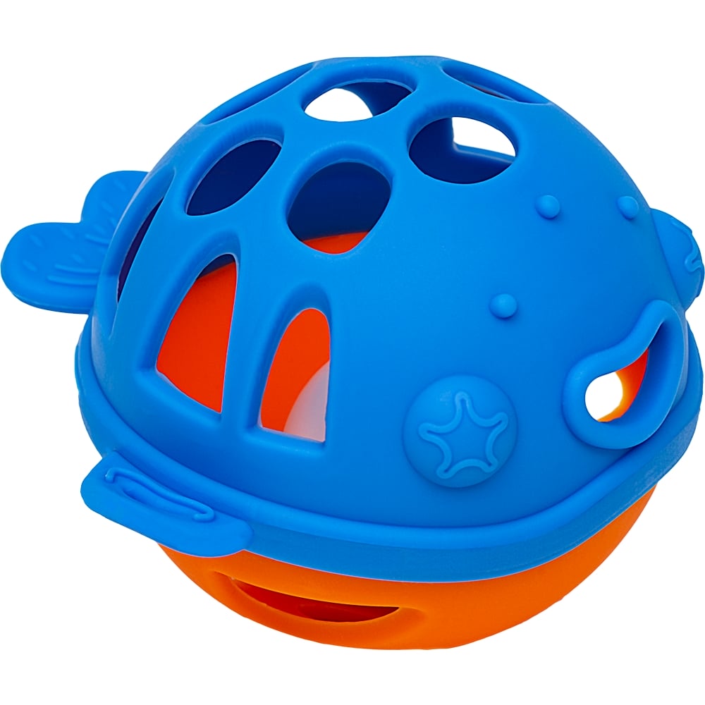 Mordedor de Silicone com Chocalho Baleia - Buba