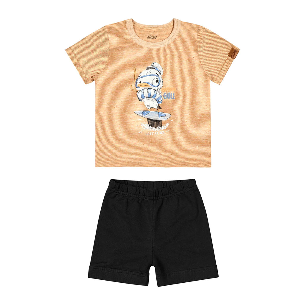 Conjunto Curto Bebê Menino Gaivota - Elian