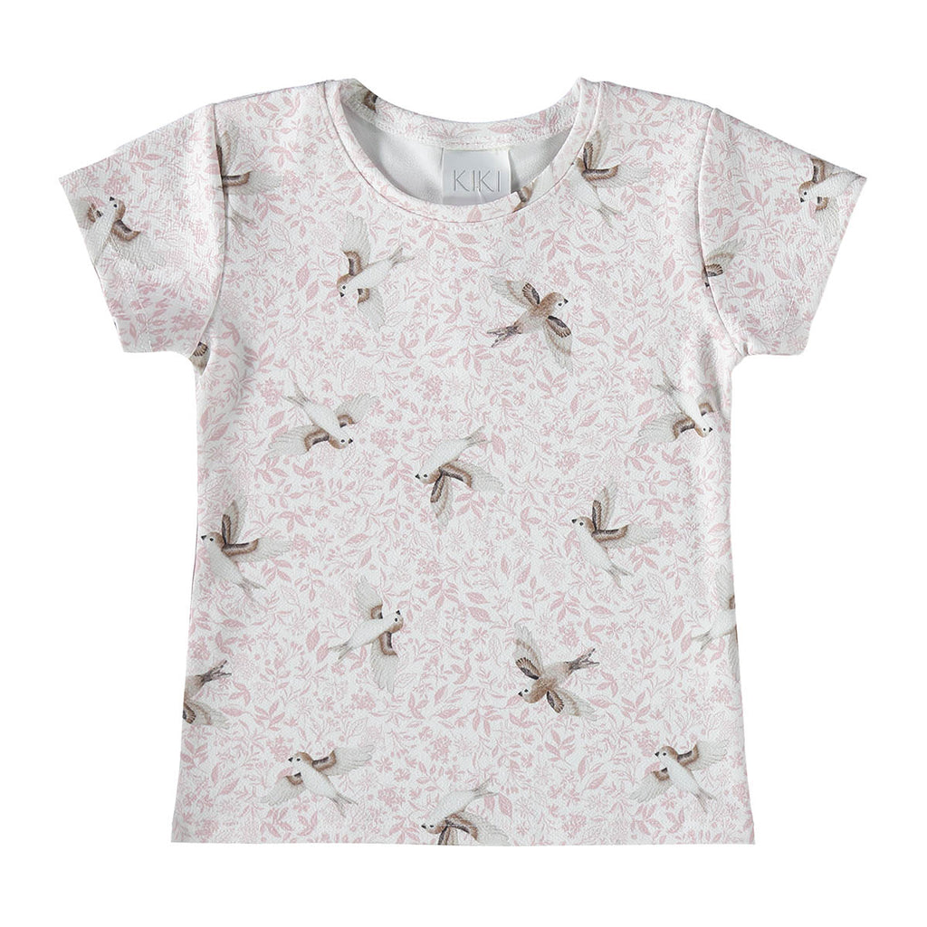 Conjunto Infantil Salopete e Blusa em Jacquard - Kiki Xodó