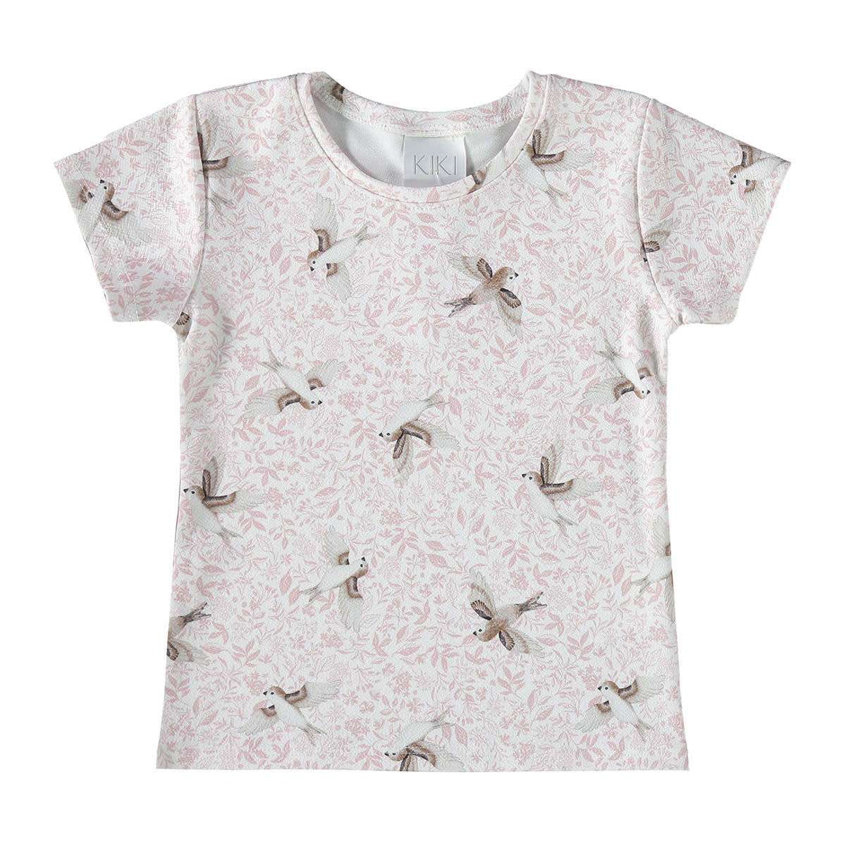 Conjunto Infantil Salopete e Blusa em Jacquard - Kiki Xodó