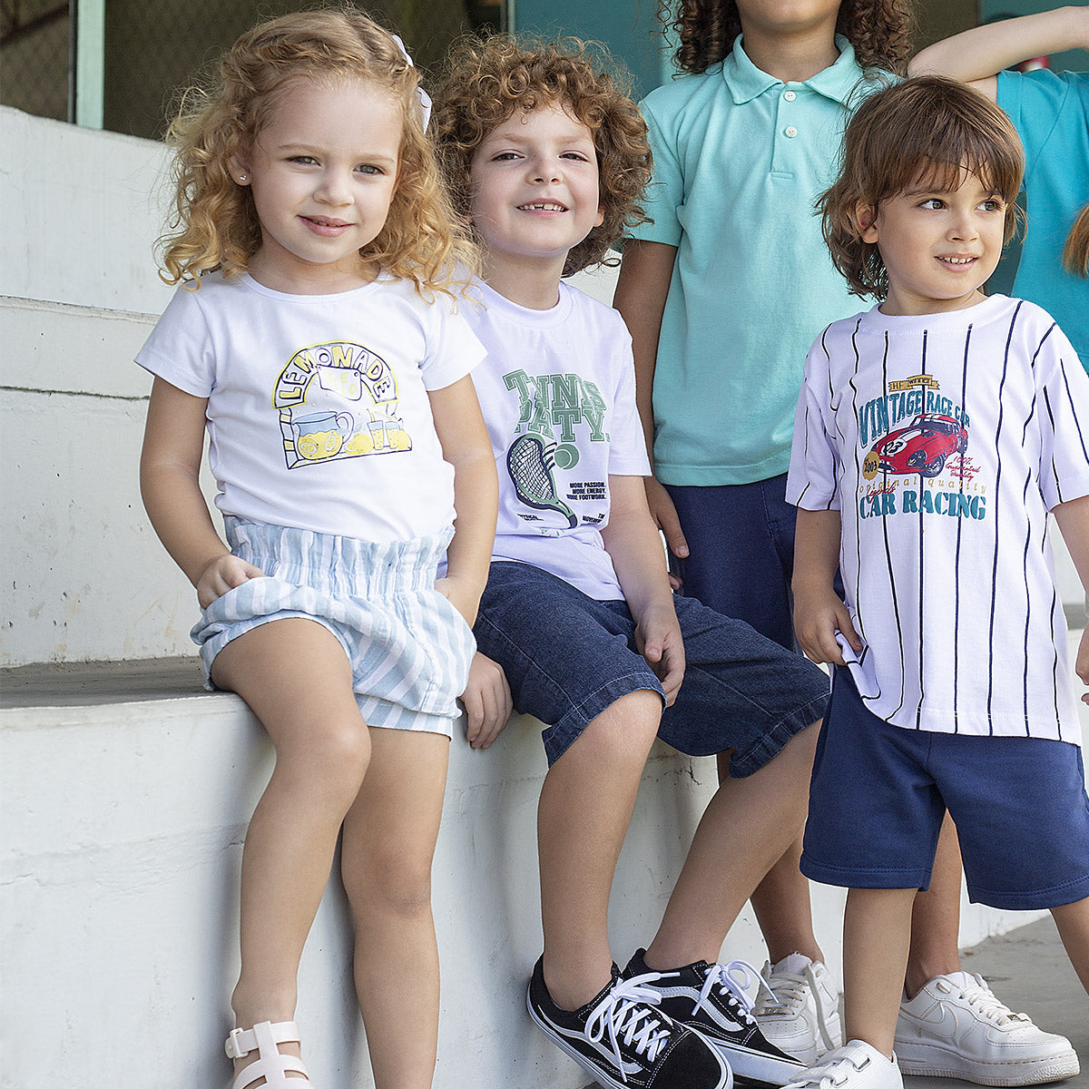 Conjunto Lemonade Blusa Cotton e Shorts Sarja Eco - Have Fun