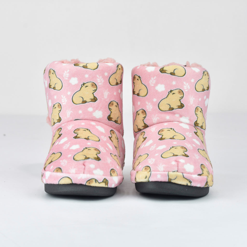 Pantufa Botinha Bebê Capivara Sola Emborrachada - Ferpa