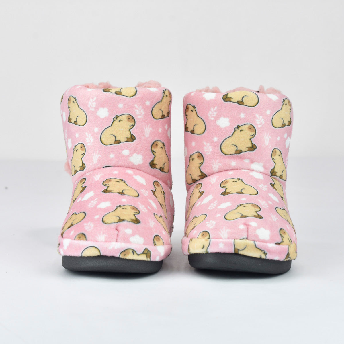 Pantufa Botinha Bebê Capivara Sola Emborrachada - Ferpa