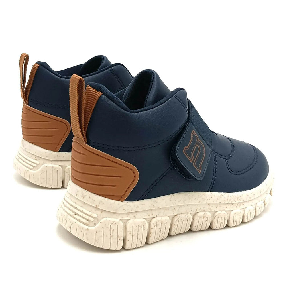 Tênis Botinha Infantil  Marinho / Off White - NovoPé