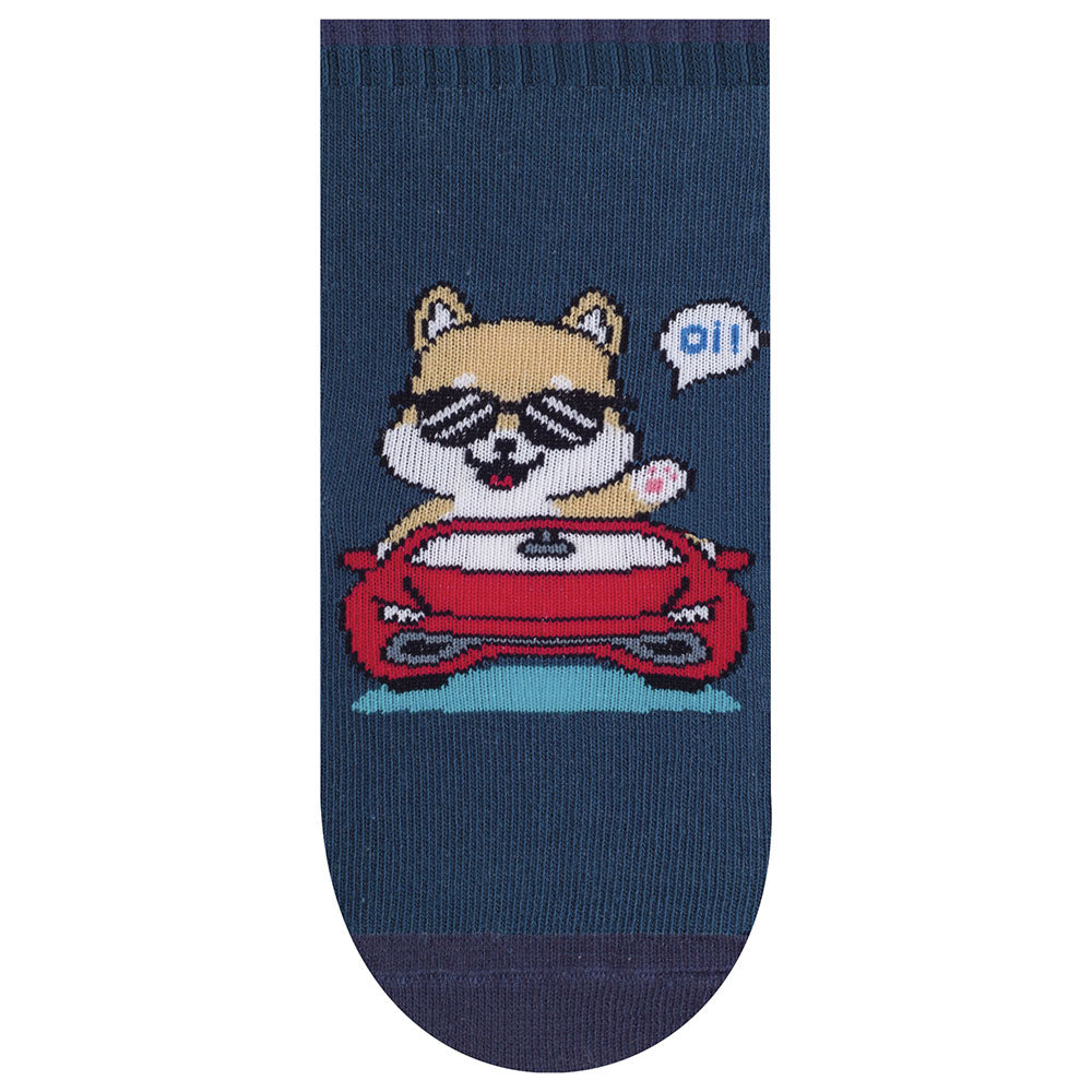 Meia Cano Médio Bebê Menino Estampada - Selene