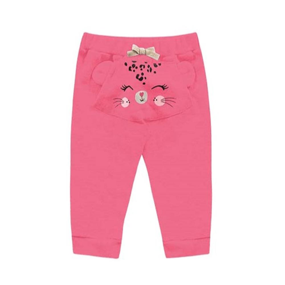 Calça Bebê Menina Moletom Peluciado Oncinha - Kiko e Kika