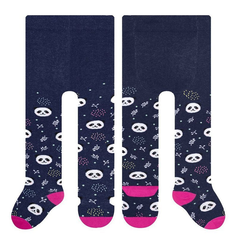 Meia-Calça Fio 80 Bebê Menina em Algodão Panda - Selene