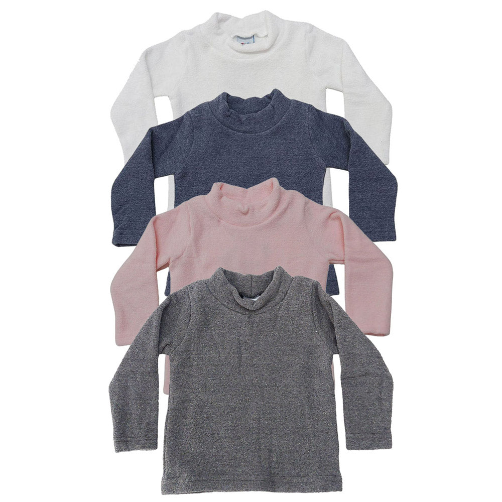 Blusa Infantil Grossa de Inverno Soft Glacê - Rosebud