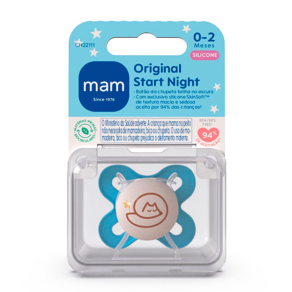 Chupeta Original Start Night 0 a 2 Meses - MAM