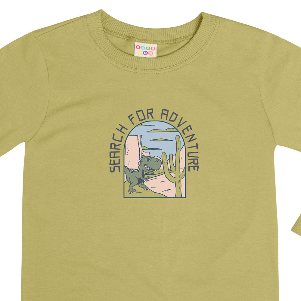 Camiseta Infantil Menino Meia Malha West Dino - Have Fun