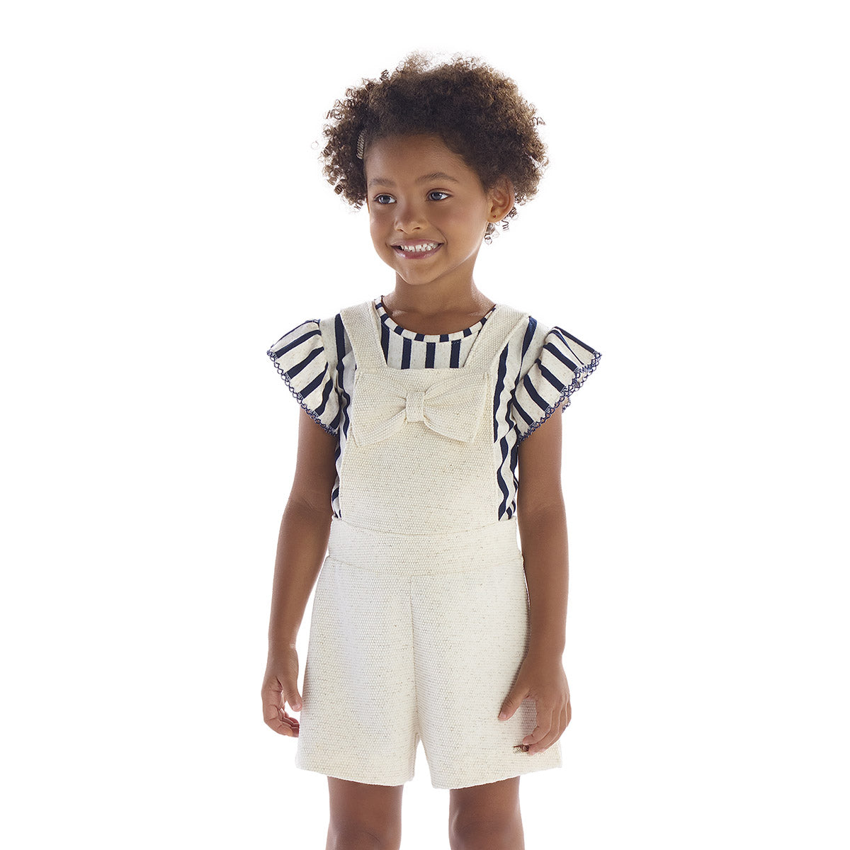 Conjunto Infantil Menina Jardineira e Blusa - Kiki Xodó – Fran