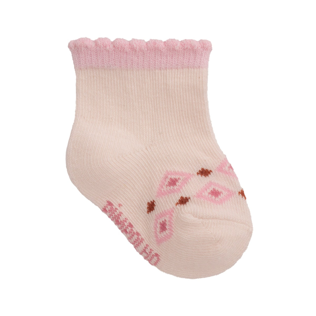 Kit 3 Pares Meia Cano Médio Bebê Menina RN Cachorro - Pimpolho