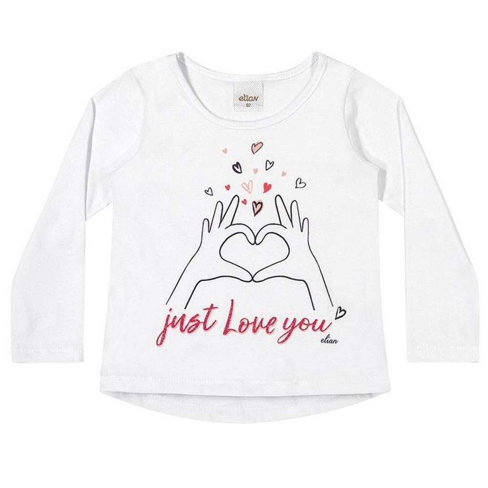 Blusa em Meia Malha Penteada Just Love You - Elian