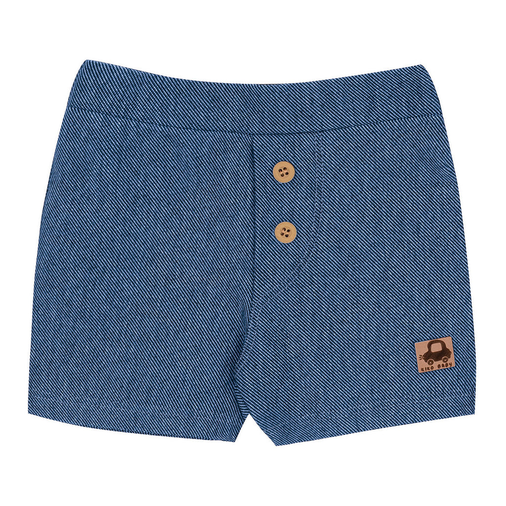 Bermuda Bebê Menino Molecotton Jeans - Kiko Baby