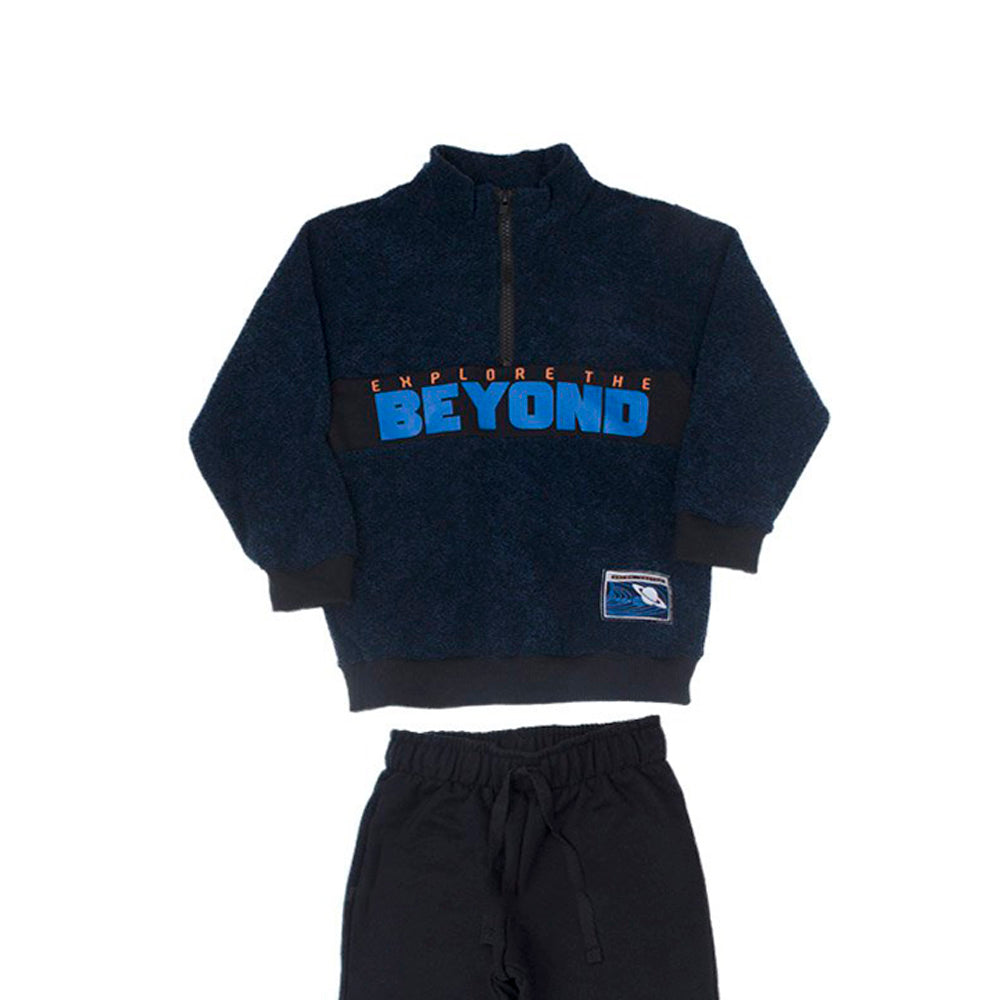Conjunto Infantil Plush Bucklê e Moletom Beyond - Have Fun