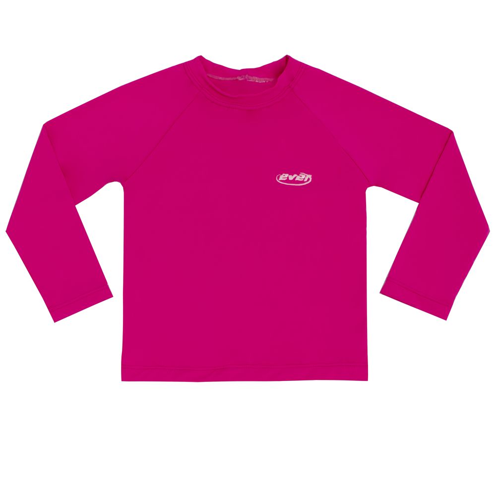 Camiseta Blusa Infantil Com Proteção UV 50+ Lisa - Everly