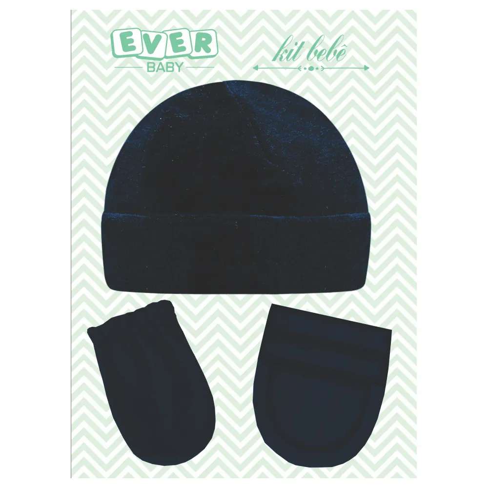 Kit Touca, Luva e Sapatinho RN 3 Peças em Plush - Everly