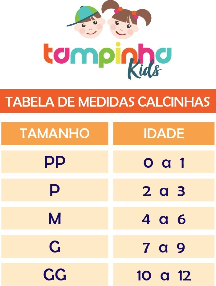 Kit C/3 Calcinhas Infantil Estampa Poá Sortida - Tampinha