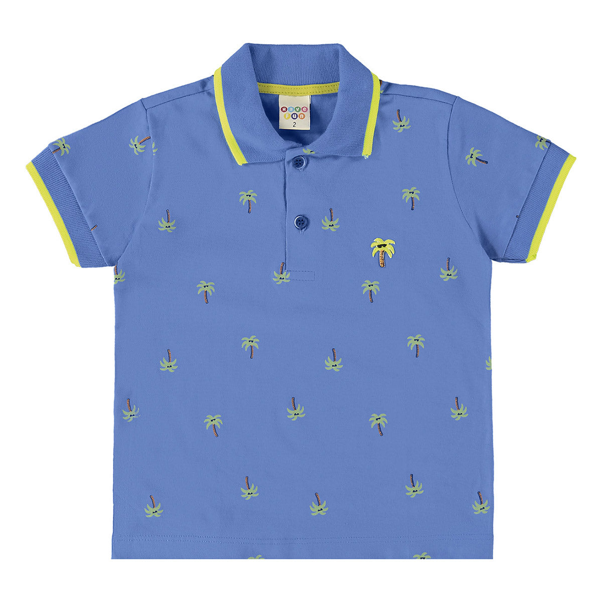 Camisa Polo Infantil Meia Malha Coqueiros - Have Fun