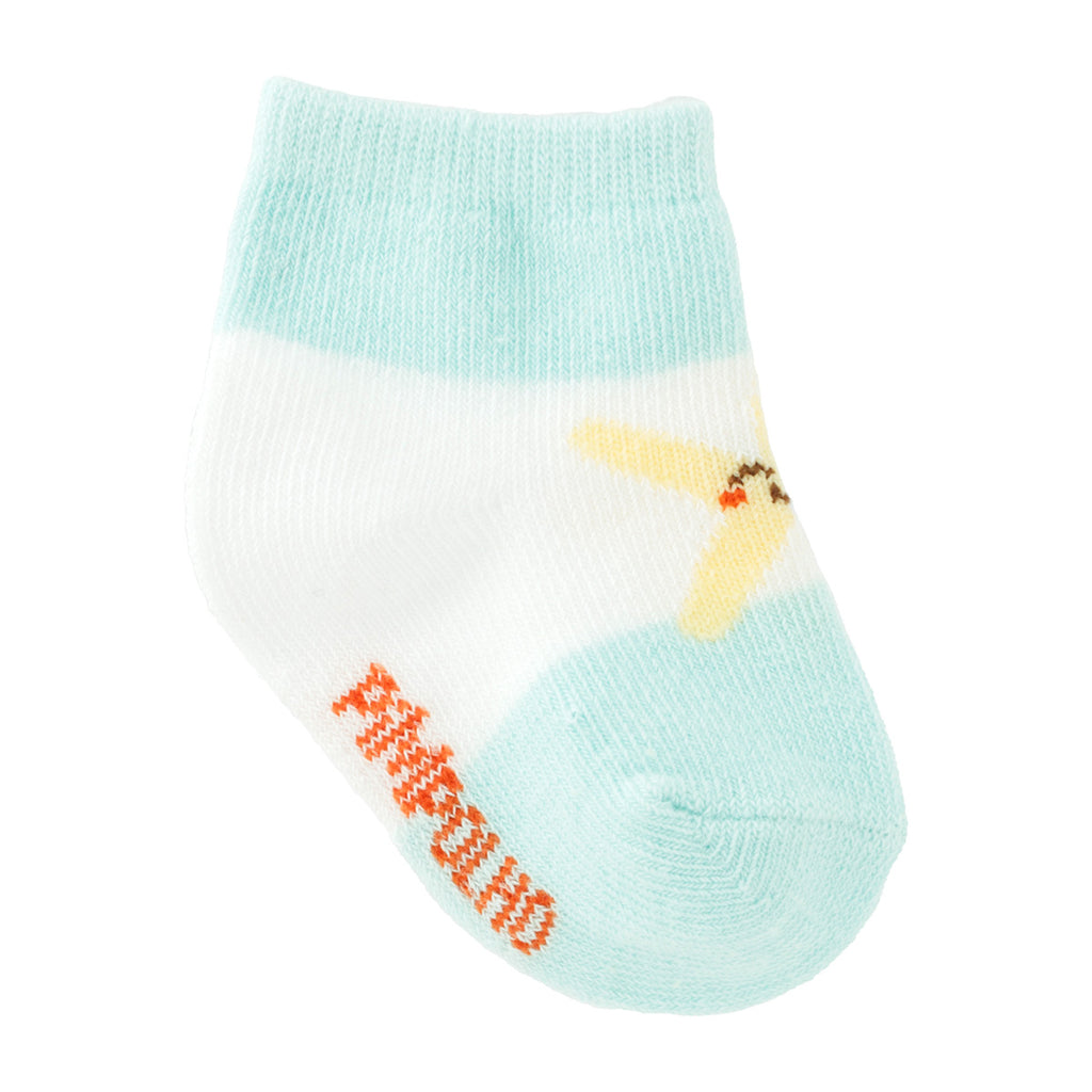 Kit 3 Pares Meia Cano Médio Bebê Menino RN Star - Pimpolho