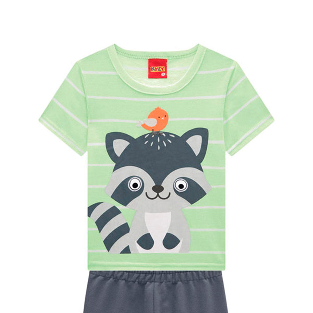 Conjunto Infantil Menino Guaxinim - Kyly