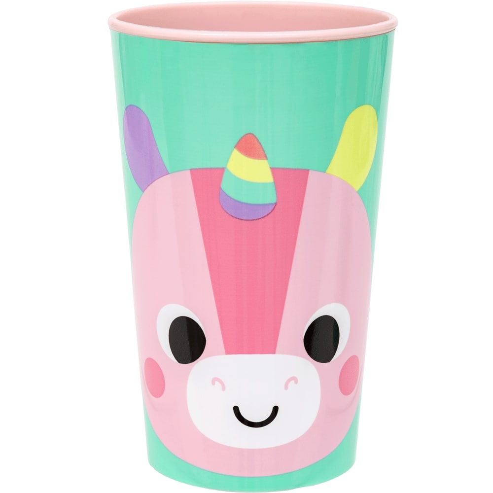 Kit Refeição Prato Raso, Bowl e Copo Buba Zoo Unicórnio - Buba
