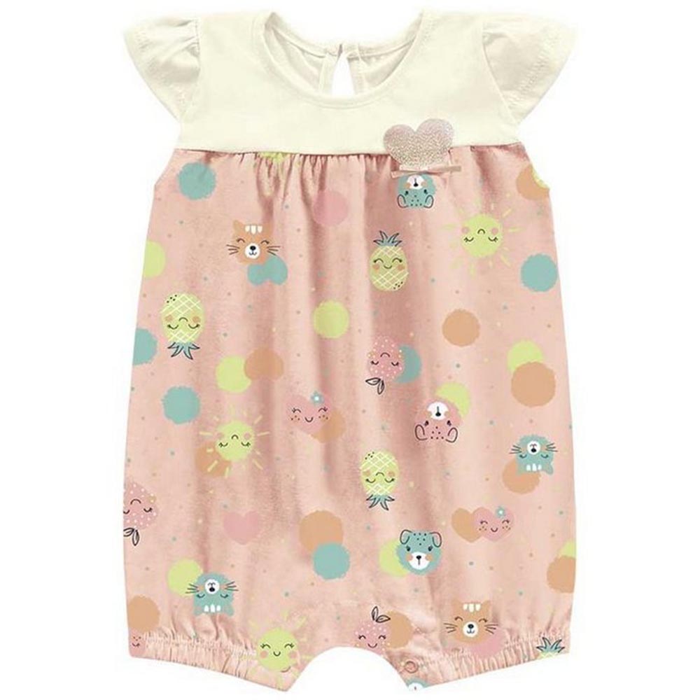 Macaquinho Suedine Estampado - kiko Baby