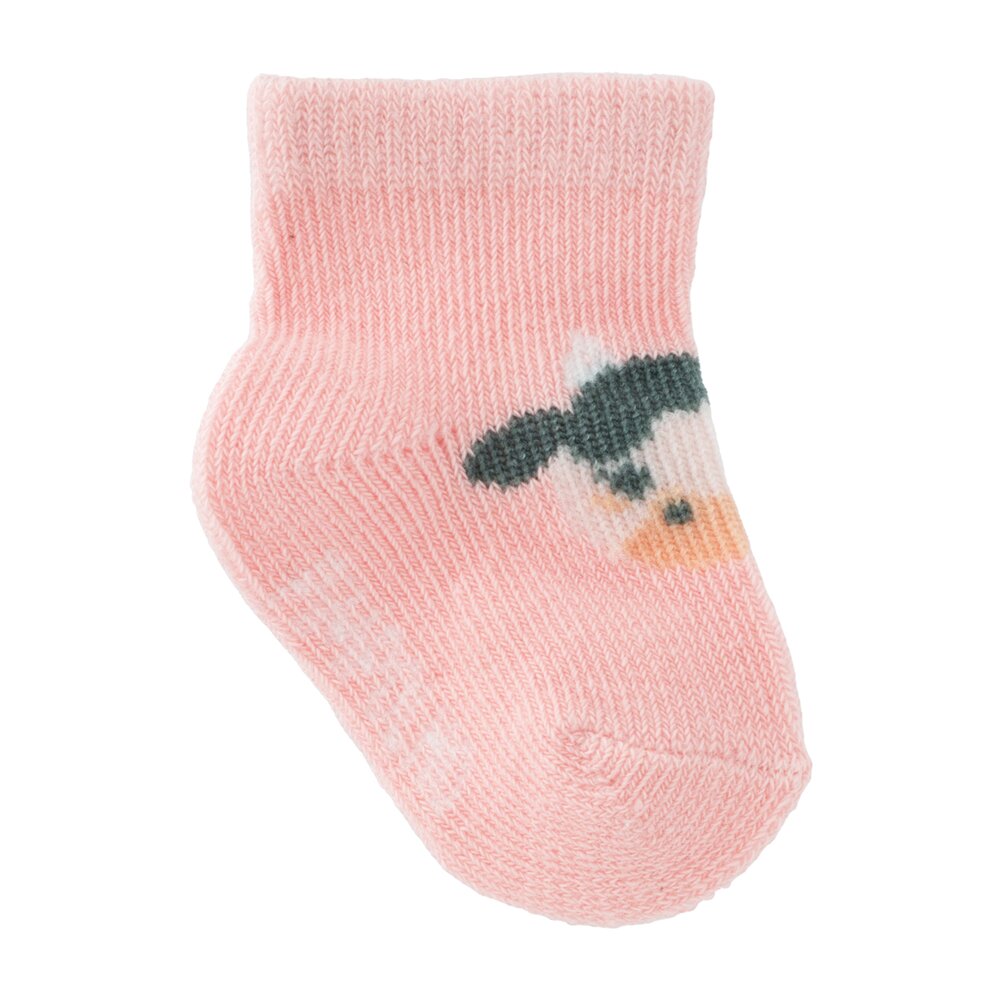 Kit 3 Pares Meia Cano Médio Bebê Menina Zero Poá - Pimpolho