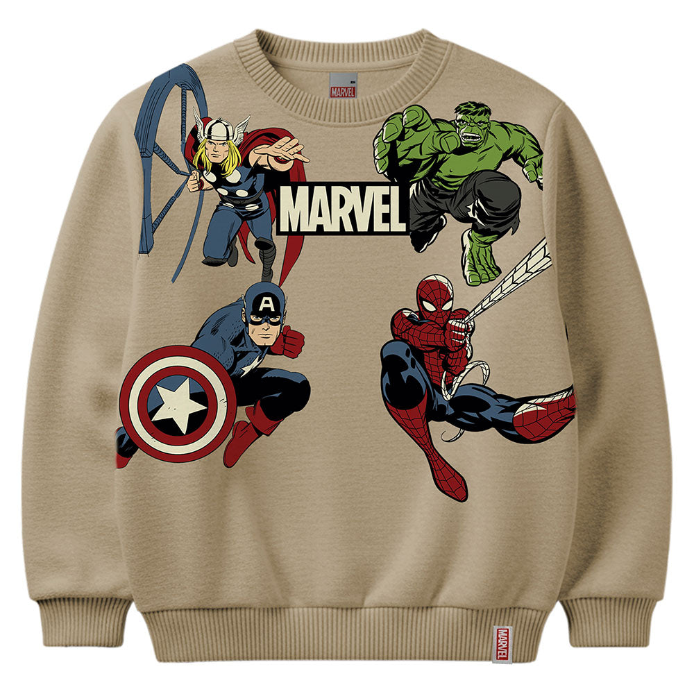 Blusão Menino Moletom Peluciado Heróis Marvel - Malwee Kids