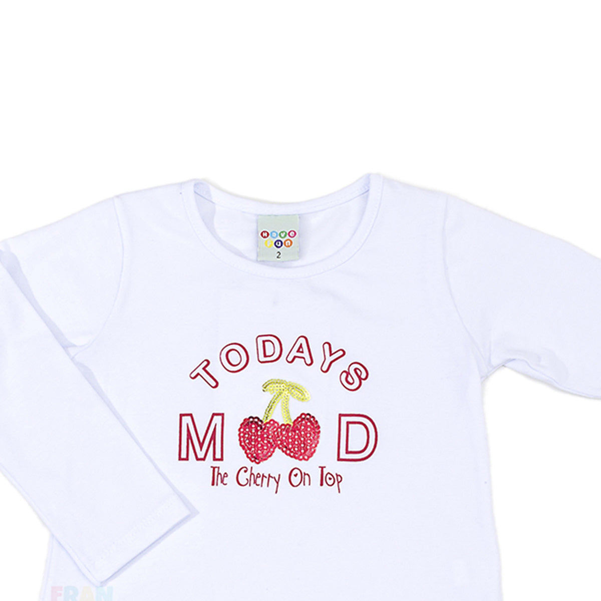 Blusa Manga Longa Infantil em Cotton Cherry - Have Fun