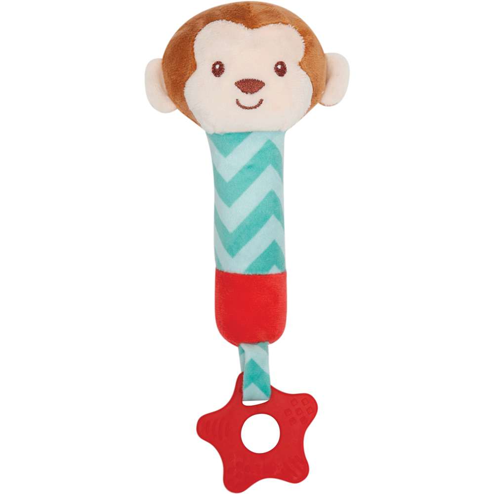 Buzininha Com Mordedor Bebê Animal Fun Macaco - Buba
