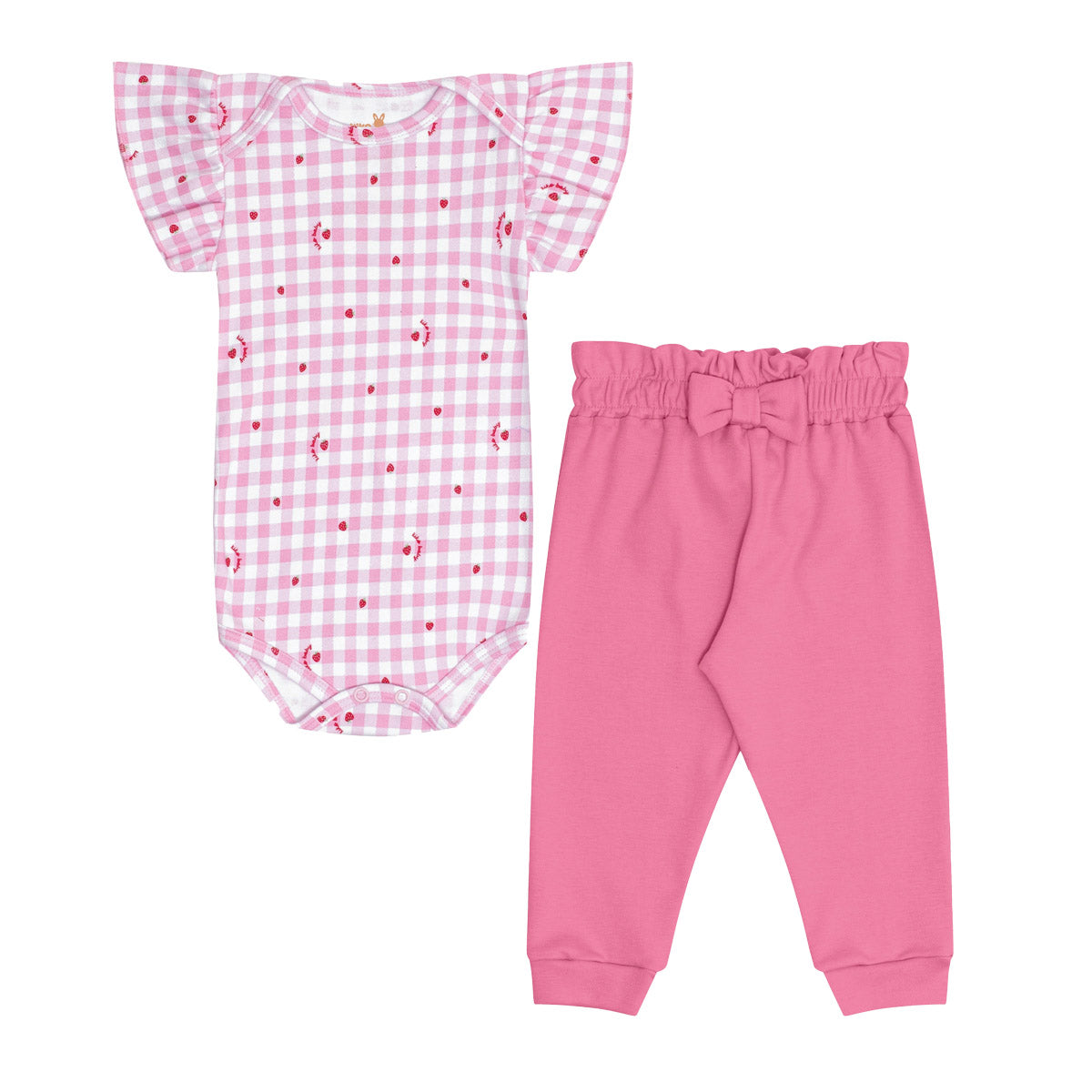 Conjunto Bebê Menina Body e Calça Clochard - Kiko Baby