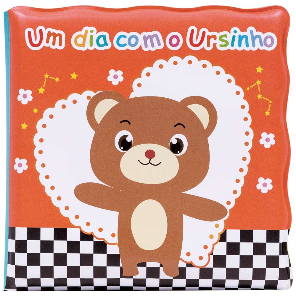 Livro de Banho Bebê Um Dia Com o Ursinho - Buba