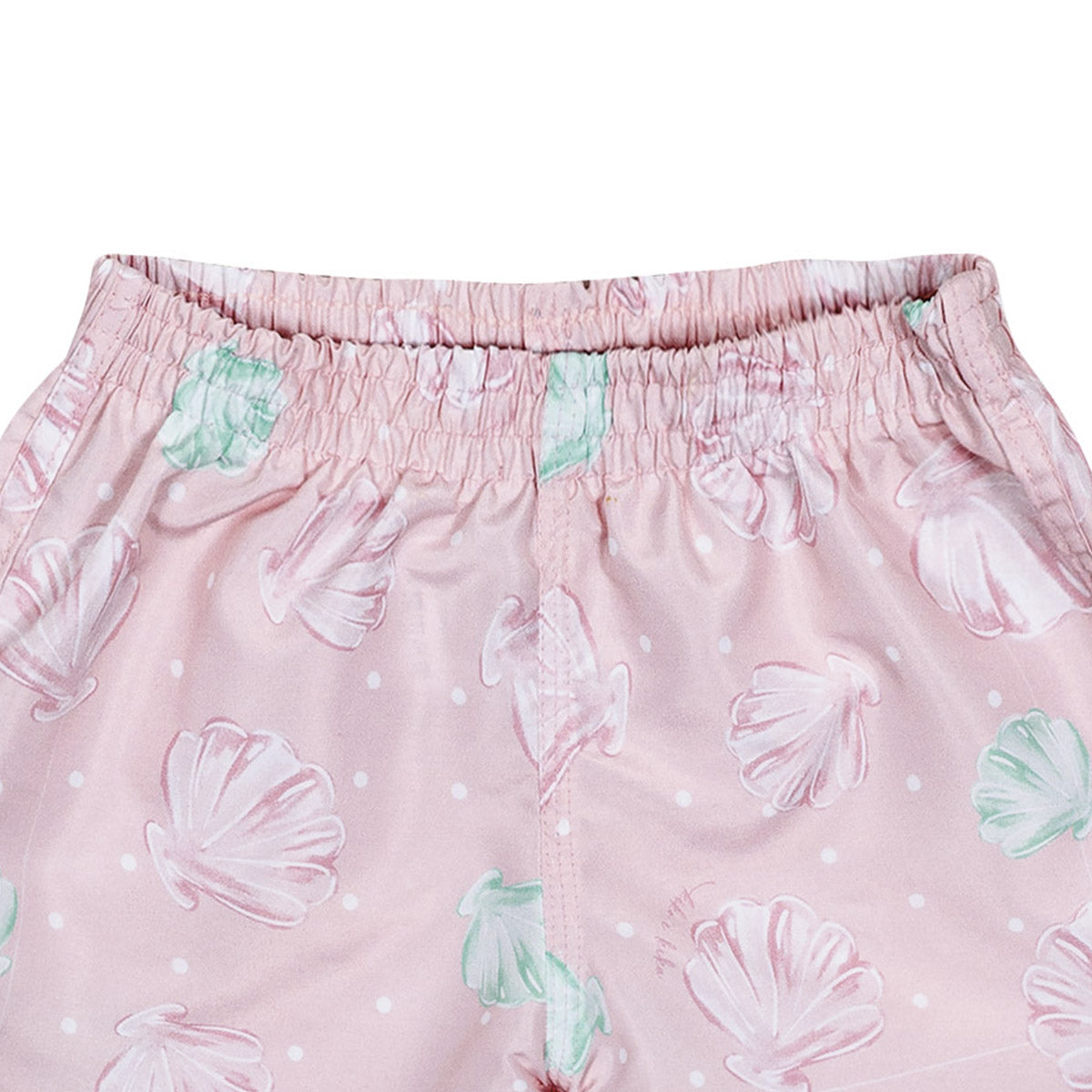 Short Tactel Infantil Menina C/ Proteção UV 50+ Conchas - Kiko e Kika