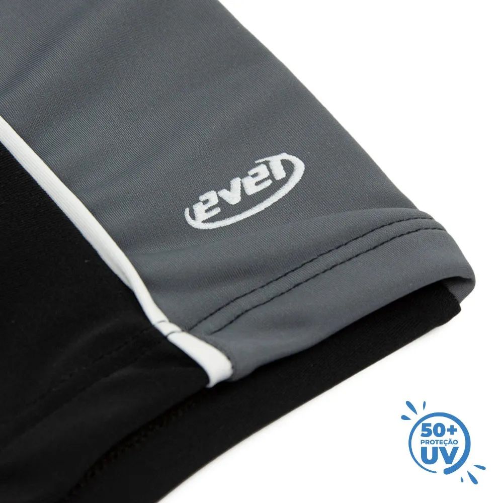 Sunga Boxer Infantil Com Proteção UV 50+ Preta - Everly