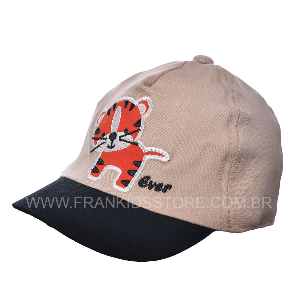 Boné Infantil Com Bordado Tigre - Everly