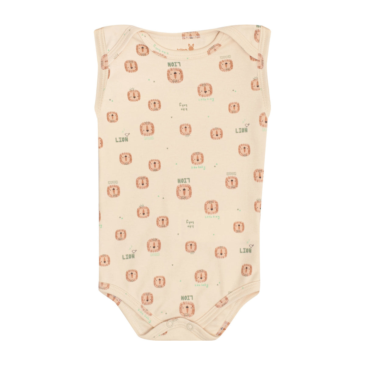 Body Regata Bebê Menino Leões - Kiko Baby