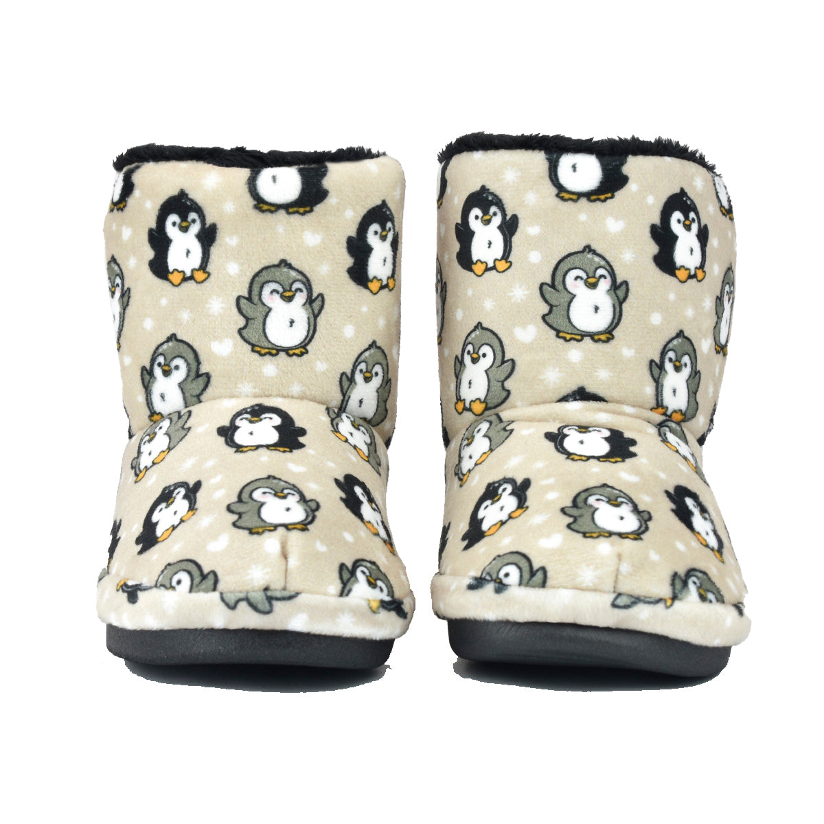 Pantufa Botinha Bebê Pinguim Sola Emborrachada - Ferpa