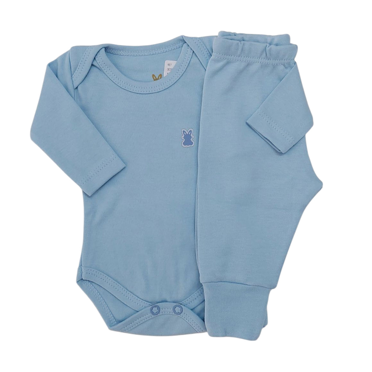Conjunto Bebê Prematuro Body e Calça em Suedine - Kiko Baby