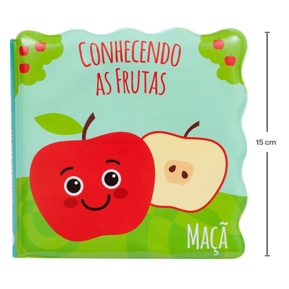 Livro de Banho Bebê Conhecendo as Frutas - Buba