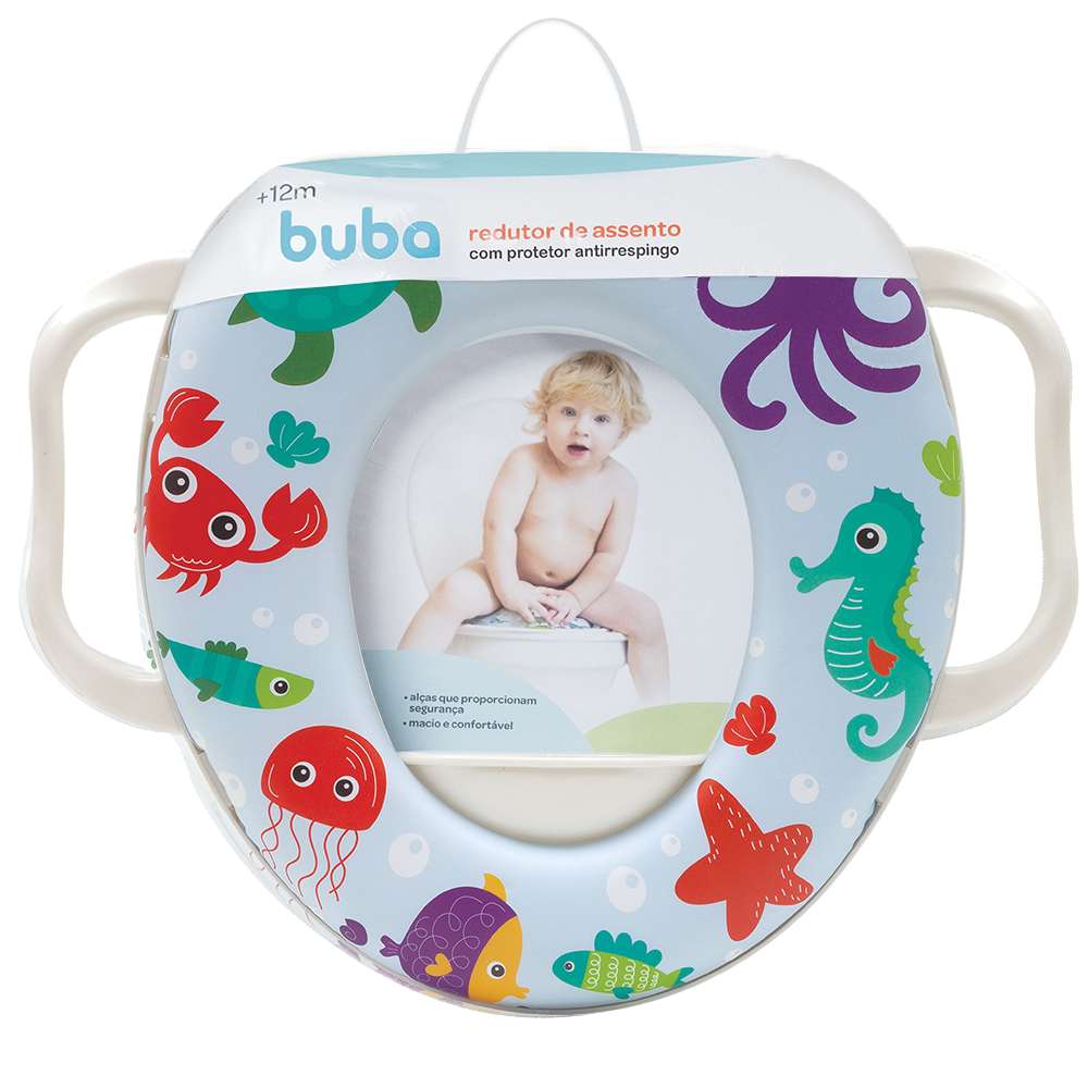 Redutor de Assento Para Vaso Sanitário Fundo do Mar - Buba