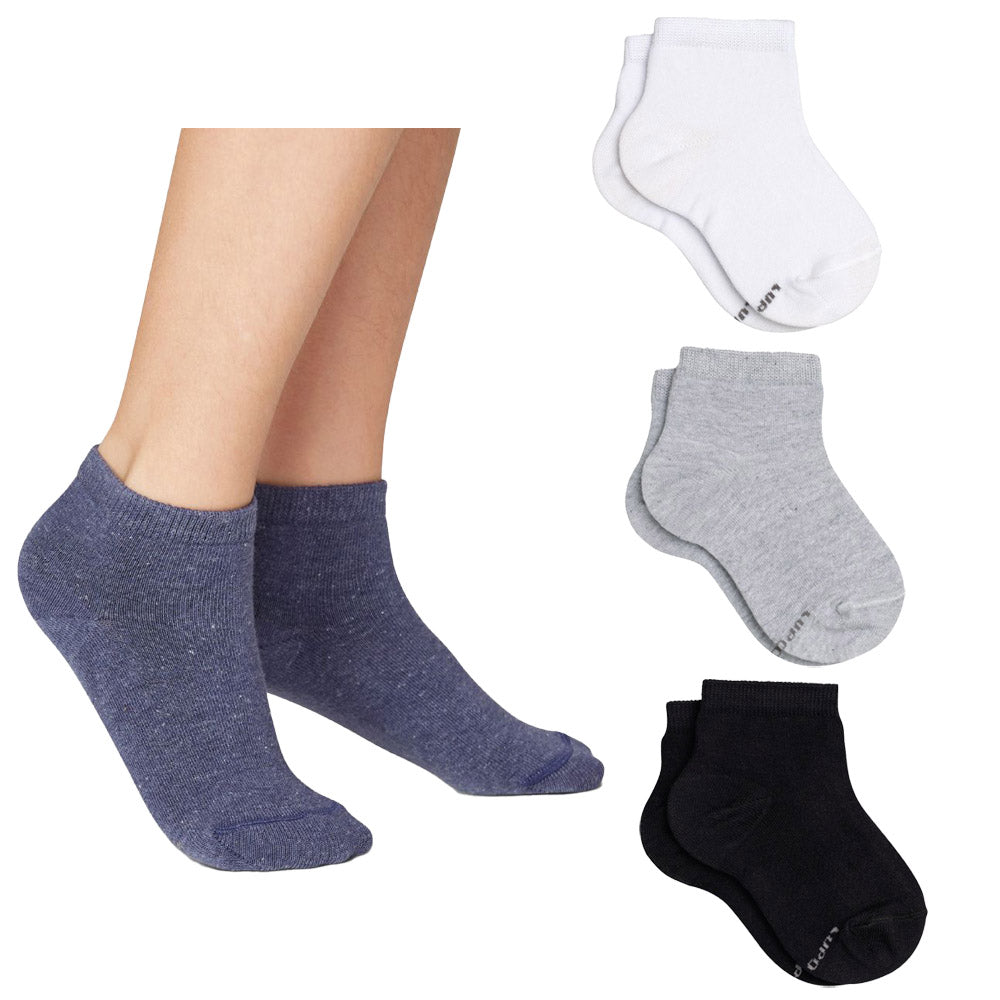 Meia Cano Curto Infantil Unissex Básica Kids Lisa - Lupo