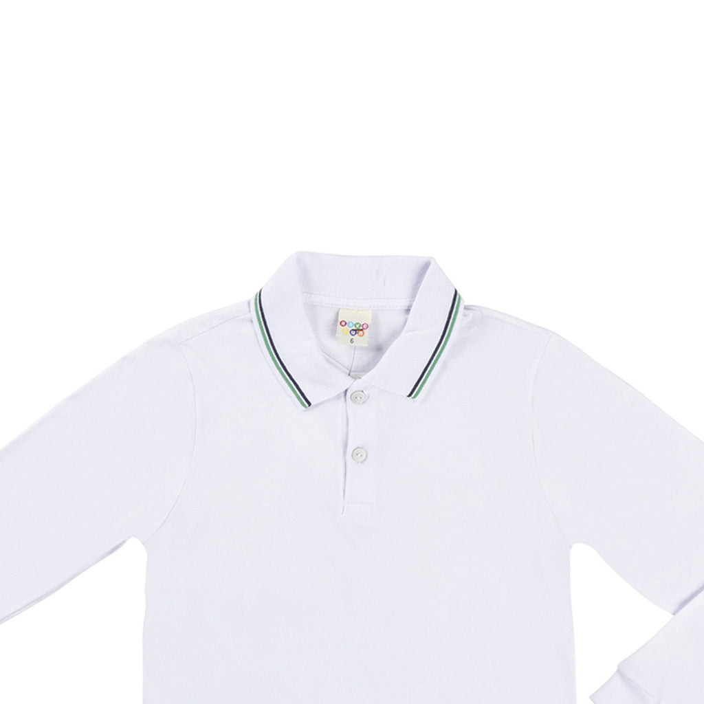 Camisa Polo Infantil Meia Malha Gola Listrada - Have Fun