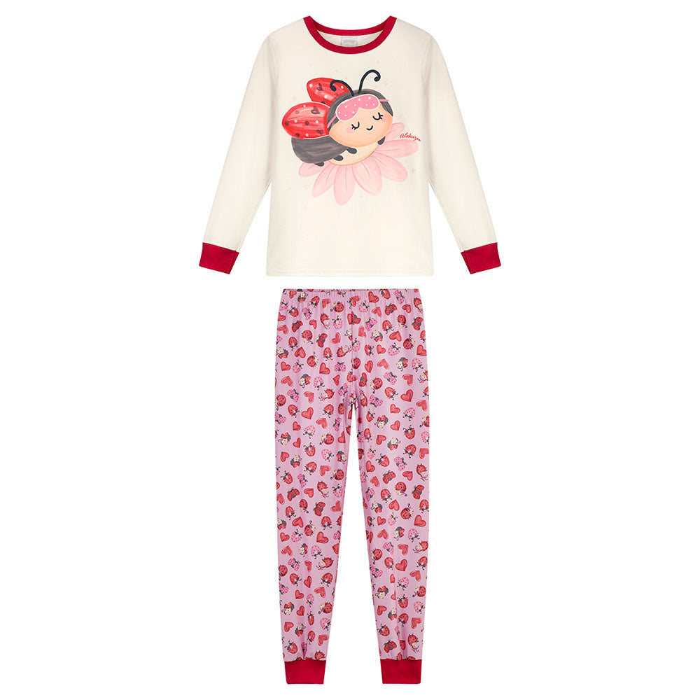 Pijama Infantil Menina Malha Modelli Joaninha - Alakazoo