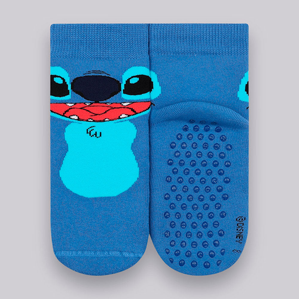 Meia Atoalhada Antiderrapante Infantil Disney Stitch - Lupo